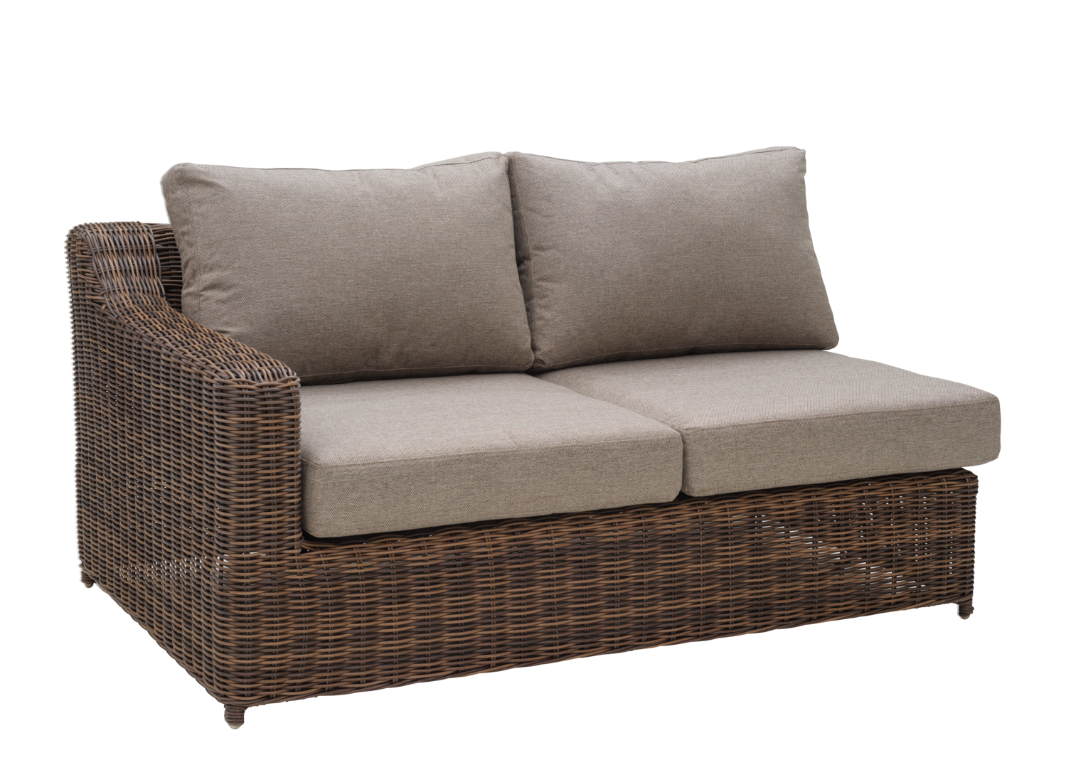 Glendon end piece Dark Brown/Soft Moose