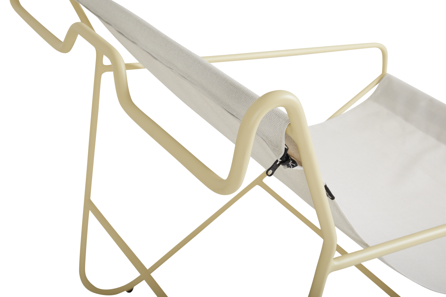 Poul Chair lounge chair Lemon/Off-white