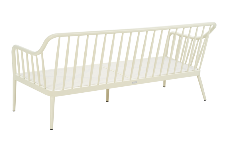 Coleville 2,5-seater sofa Pearl White/Dot Beige