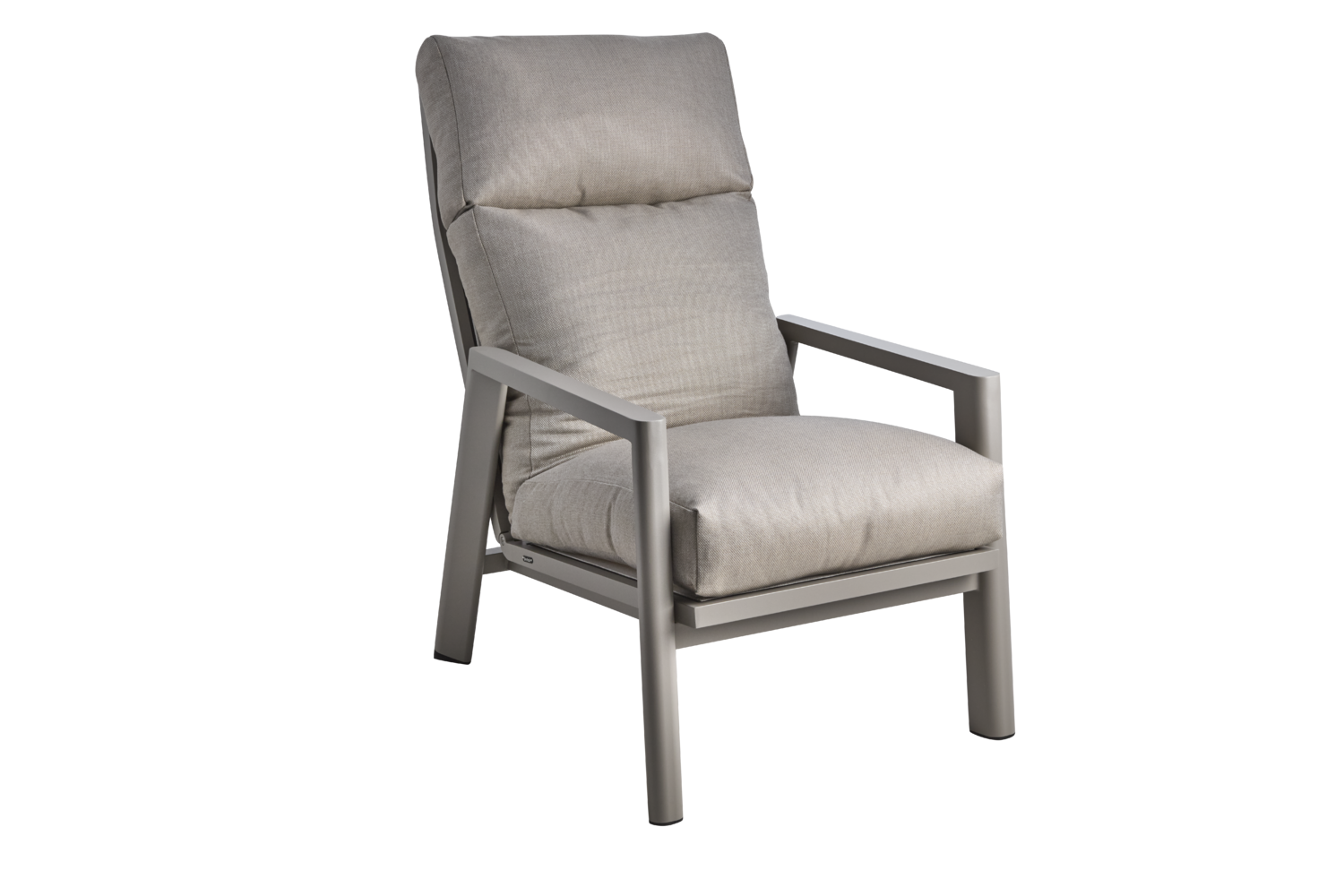 Slide position armchair Khaki/Tawny