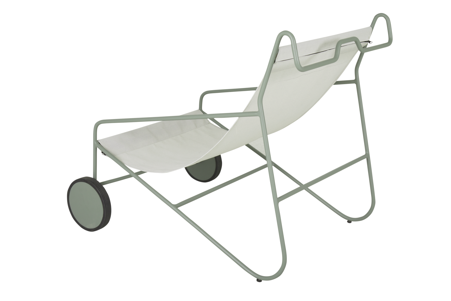 Poul Chair lounge chair Dusty green/Off-white