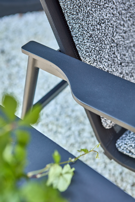 Soro lounge chair Black/Teddy Ant
