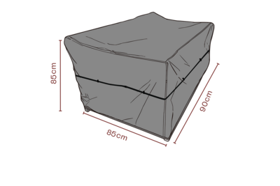 Furniture cover armchair Black