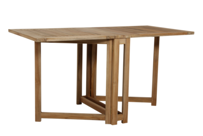 Turin drop-leaf table Natural color