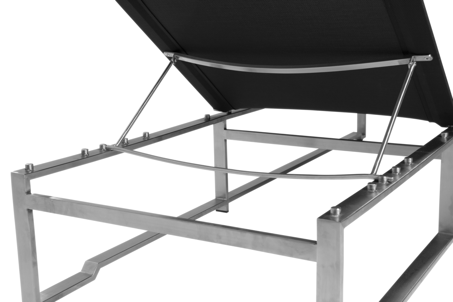 Gotland lounger Grey/black