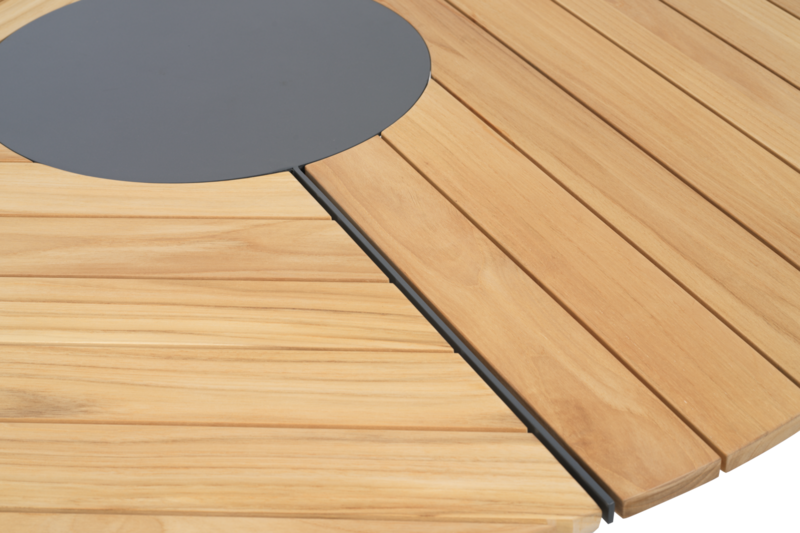 Peace Wood dining table Anthracite/Natur