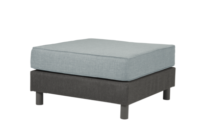 Battleford footstool Grey/blue