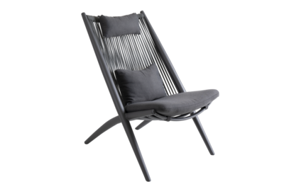 Chiavari armchair Anthracite/grey