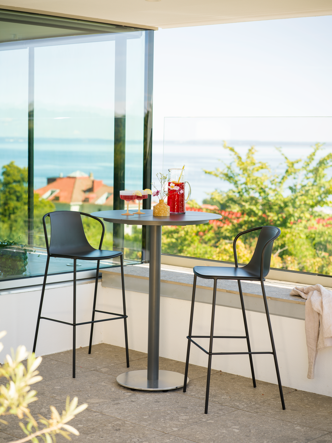 Kasia bar stool Black/black