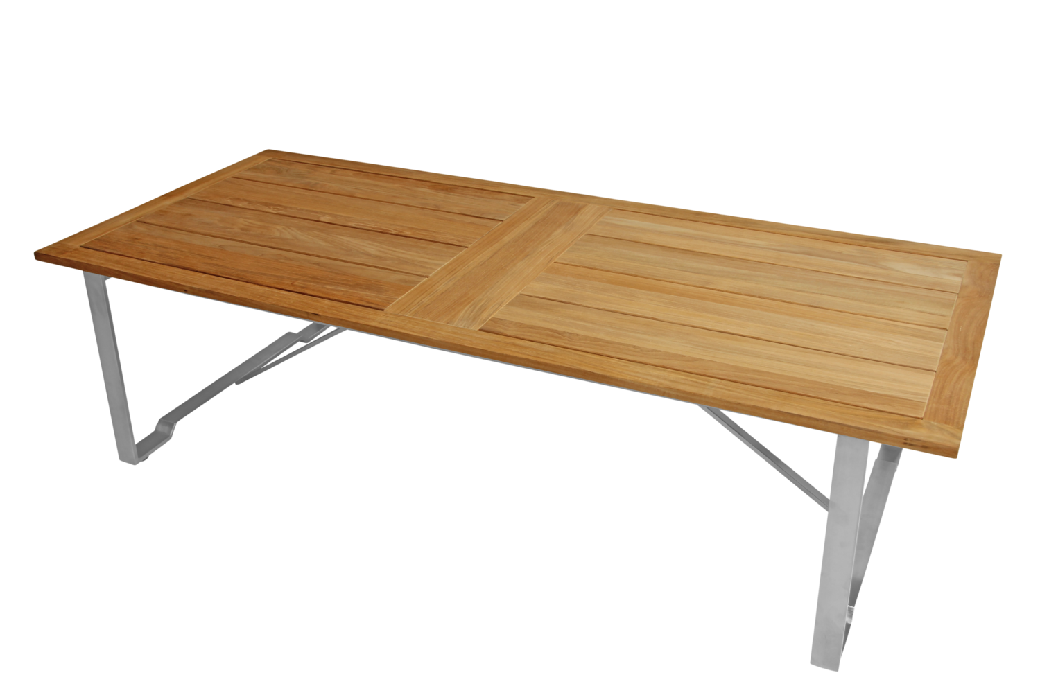 Gotland coffee table Silver/teak