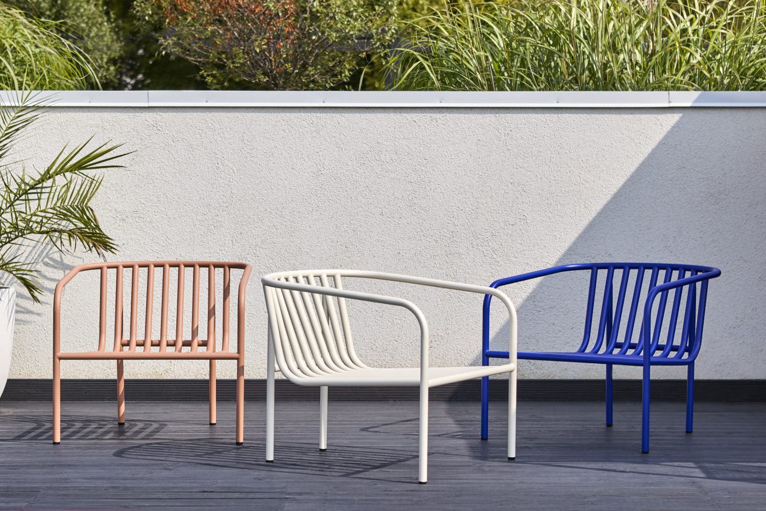 Bendt armchair Peach/Teddy Beige