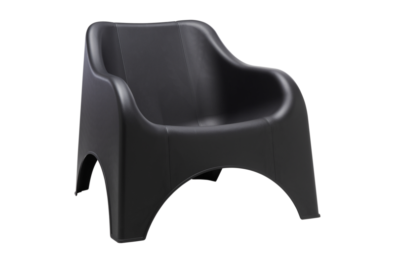 Kumo lounge chair Black