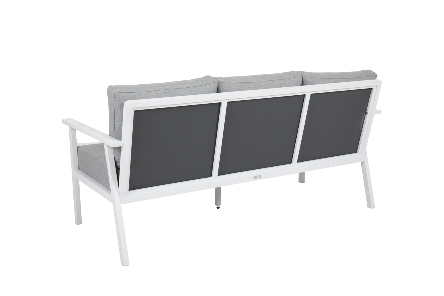 Samvaro High 3-seater sofa White/Pearl grey