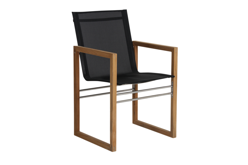 Vevi armchair Natural colored/black