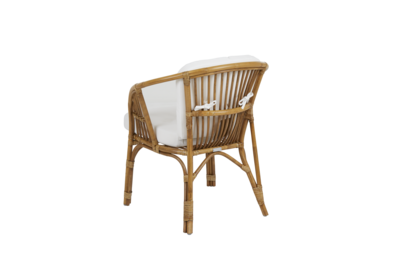 Astrakan armchair Natural colored/white