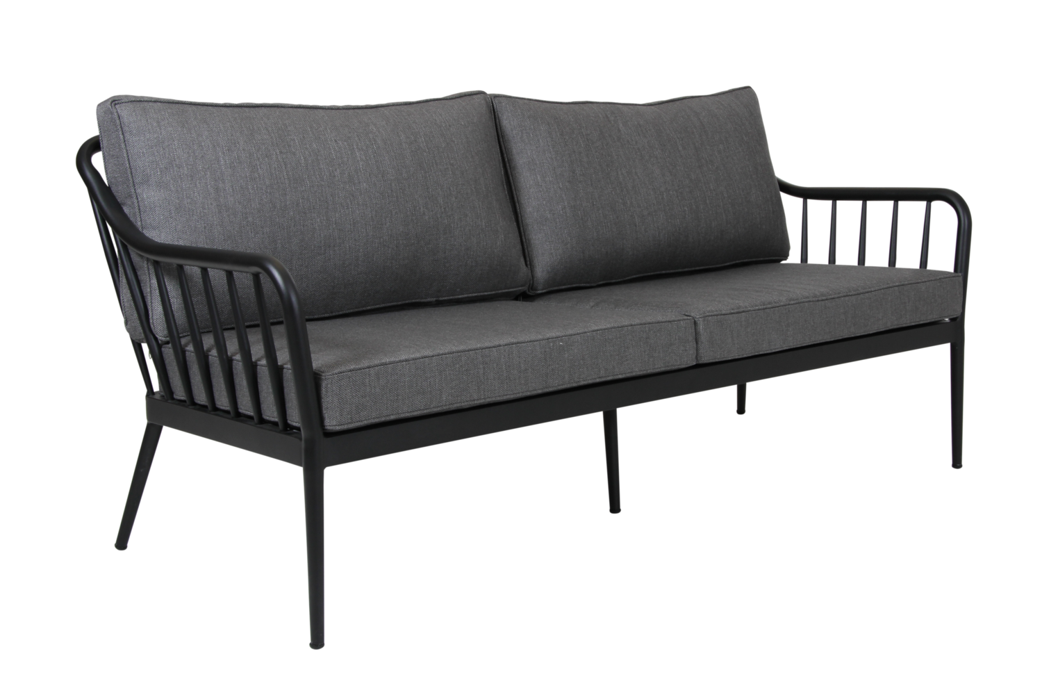 Coleville 2,5-seater sofa Black/grey
