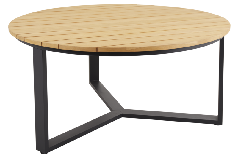 Laurion dining table Black/Natural wood