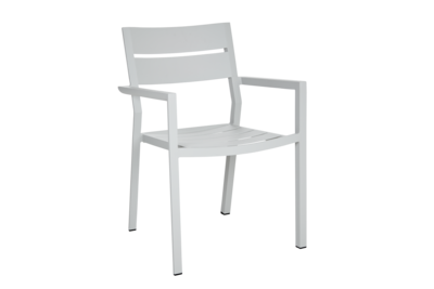 Delia chair with arm Light Grey