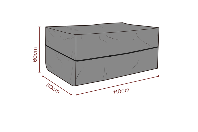 Furniture cover cushion box Black