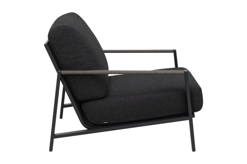 Lyra armchair Black/Teddy Black