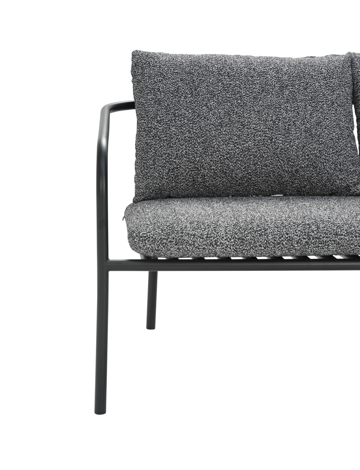 Bendt 2-seater sofa Black/Teddy Ant