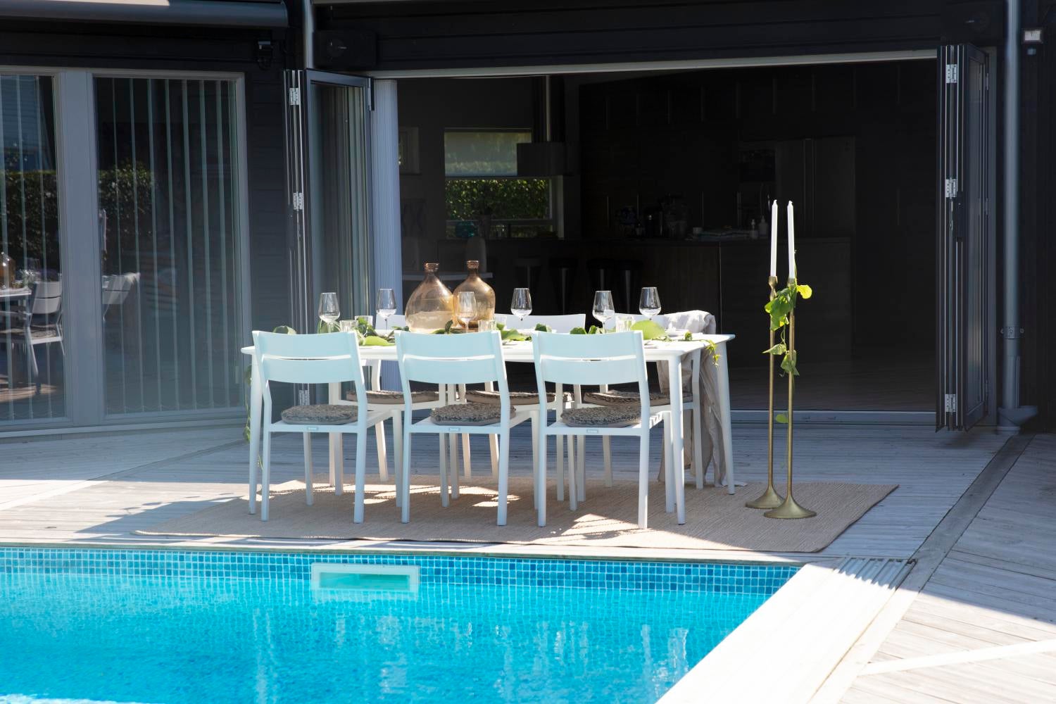 Delia dining chair White