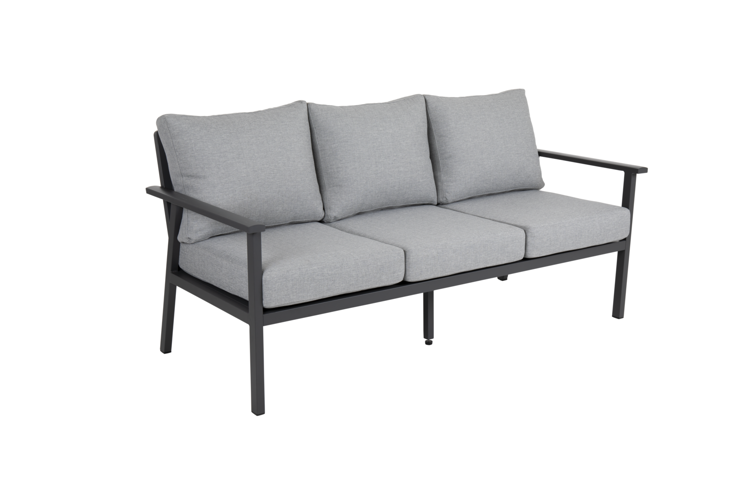 Samvaro High 3-seater sofa Anthracite/Pearl grey