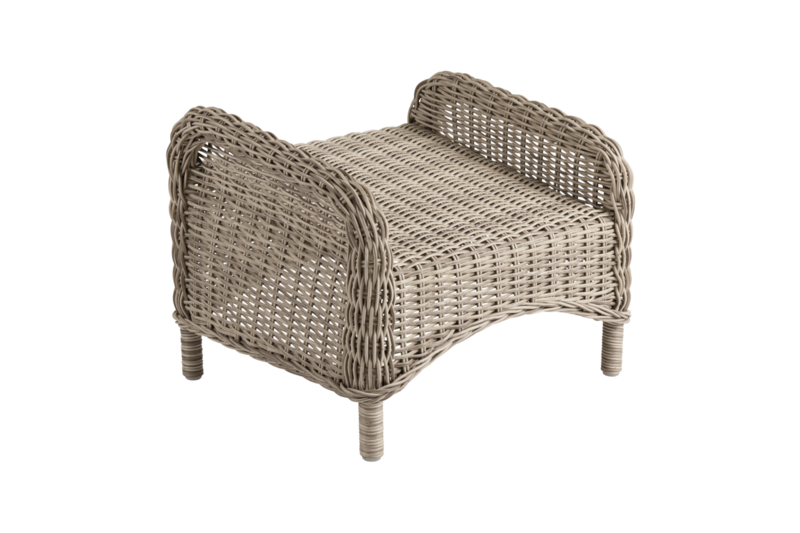 Evita footstool Beige