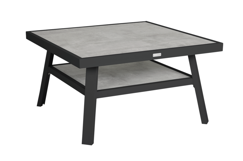 Samvaro Low coffee table Anthracite/Anthracite