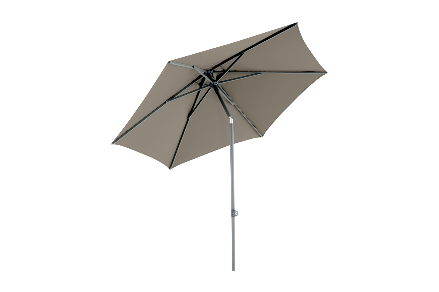 Poppi parasol Anthracite/Taupe