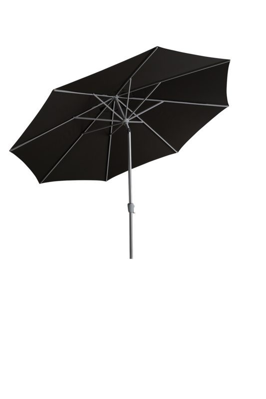 Abriola parasol Charcoal Black