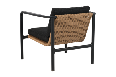 Motty armchair Black/Teddy Black