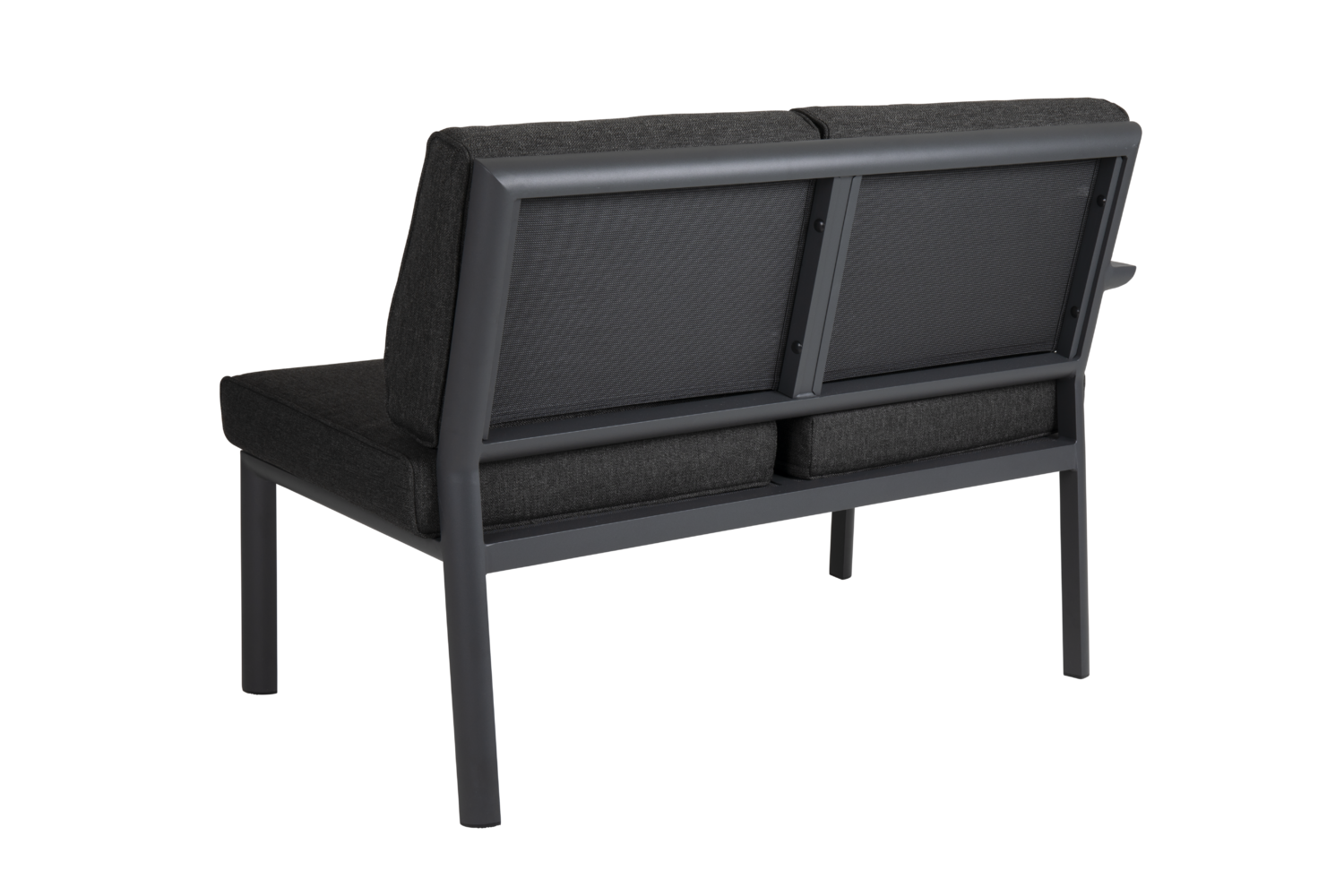 Delia end piece Anthracite/Grey