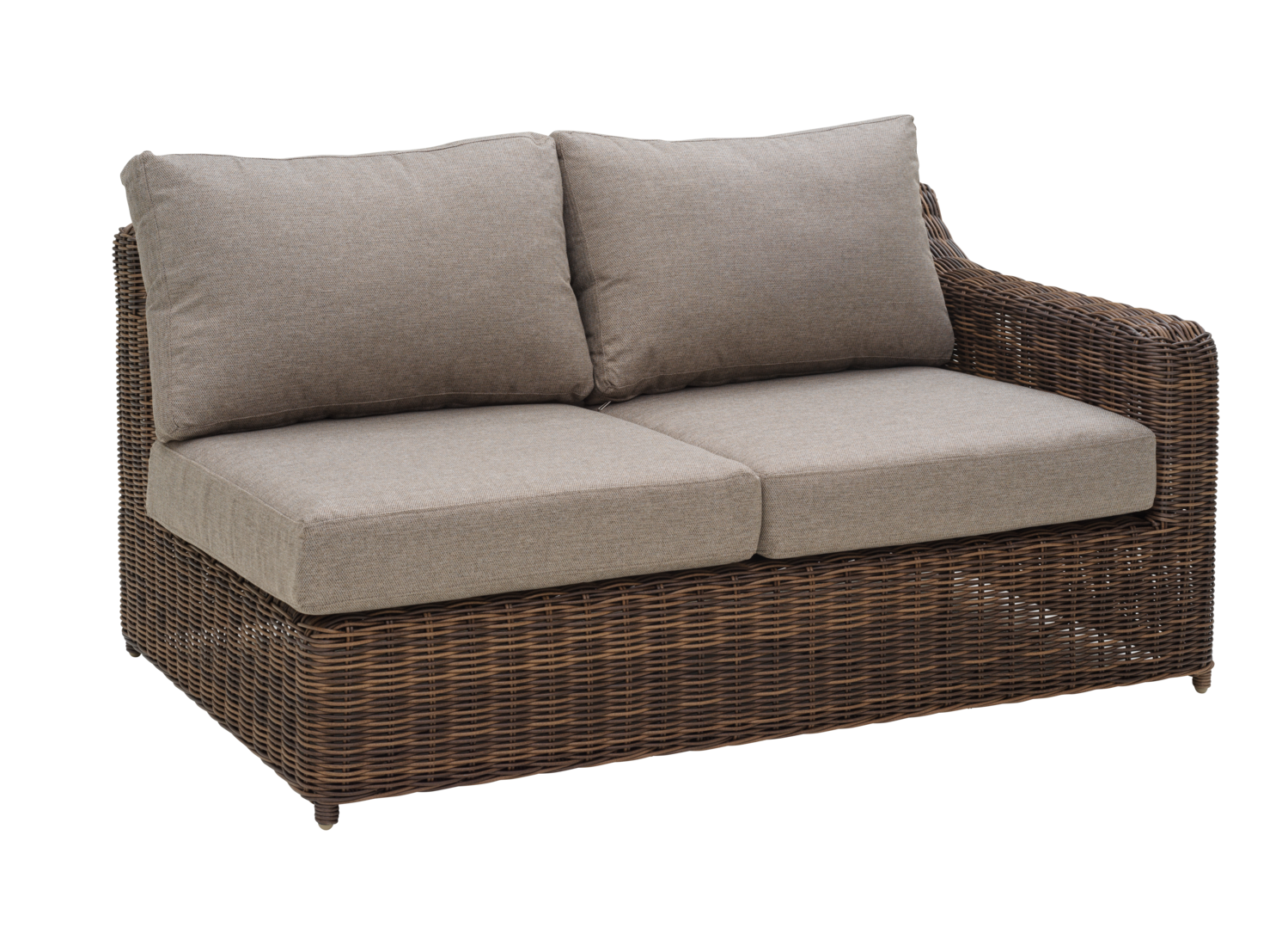 Glendon end piece Dark Brown/Soft Moose