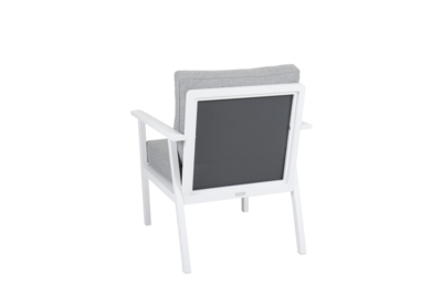 Samvaro armchair White/Pearl grey