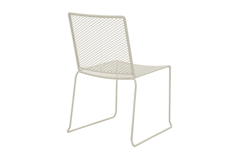 Haru dining chair Pearl white