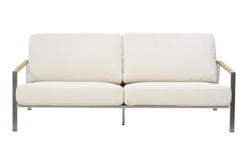 Naos 2,5-seater sofa Stainless Steel/Dot Beige