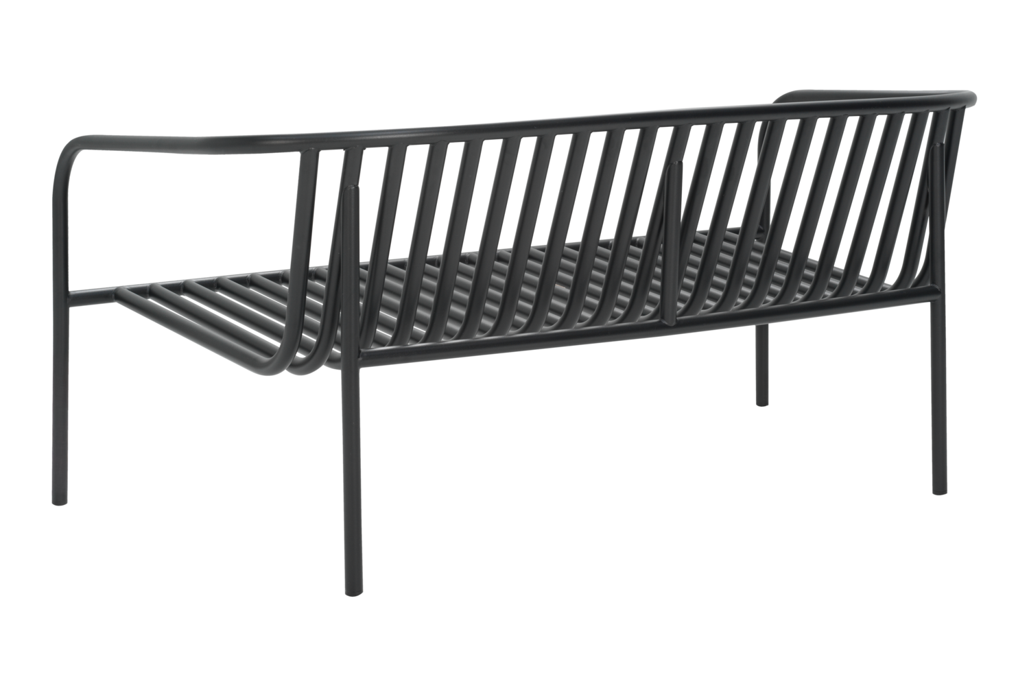 Bendt 2-seater sofa Black/Teddy Ant