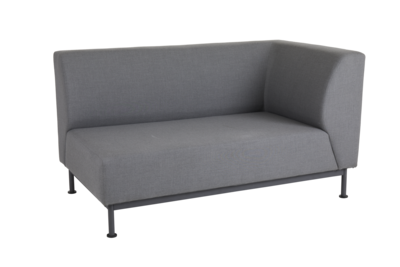 Norrsken end piece Anthracite/Silver lining