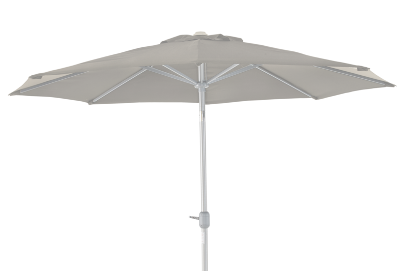 Andria parasol Silver/beige