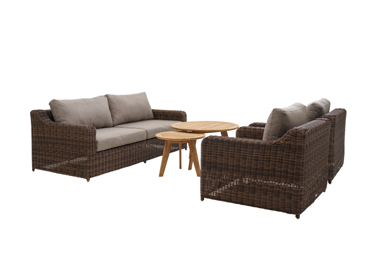 Glendon armchair Dark Brown/Soft Moose
