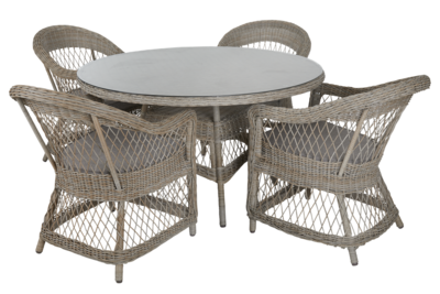 Kamomill dining table Beige/beige