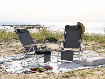 Ulrika beach chair Grey