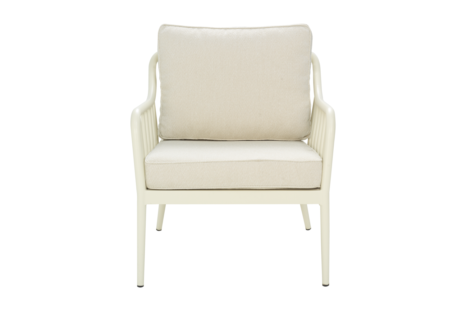 Coleville armchair Pearl White/Dot Beige