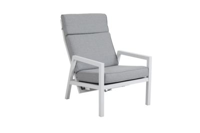 Belfort position armchair White/Pearl grey