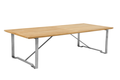 Gotland coffee table Silver/teak