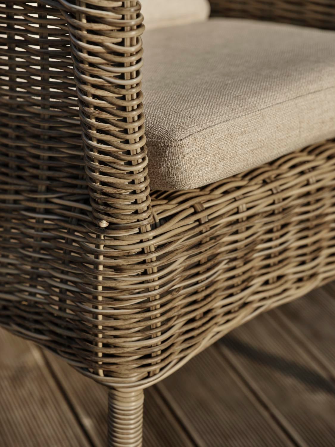 Lenora armchair Rustic/Sand