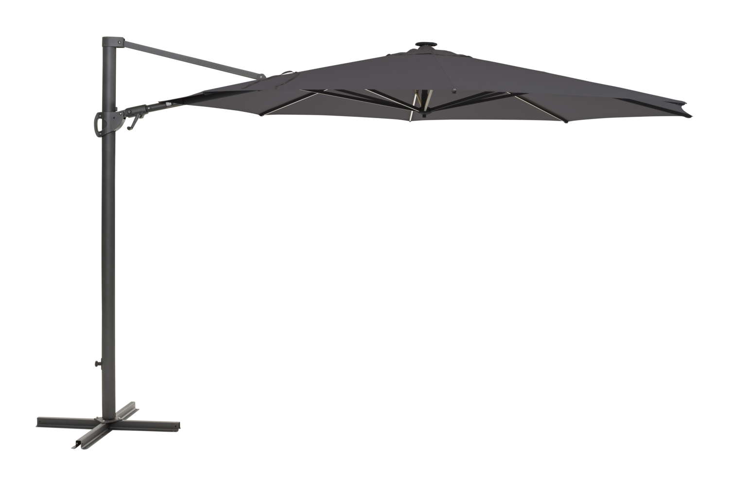 Cilento parasol Anthracite/Grey