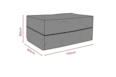 Furniture cover cushion box Black