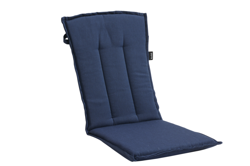 Florina connected seat/back cushion Navyblue